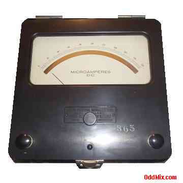 Weston Instruments Model 622 DC Precision Microammeter Meter 200 uA FS Mirror Scale [7 KB]