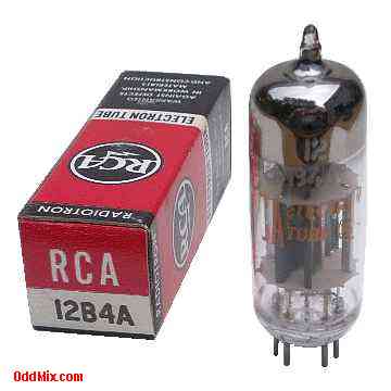 12B4A RCA Radiotron Low-Mu Triode Electron Tube (12 KB)
