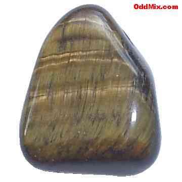 Tiger's Eye Brown Stone Polished Collectible [7 KB]