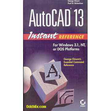 Book AutoCAD 13 Instant Reference Windows DOS Essential Command List Sybex Notes [14 KB]
