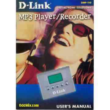 DD-Link DMP-110 User's Manual MP3 Voice Music Player Recorder 32MB LCD Display [9 KB]