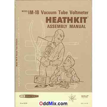 Heathkit IM-18 VTVM Vacuum Tube Voltmeter Assembly Operation Manual [10 KB]