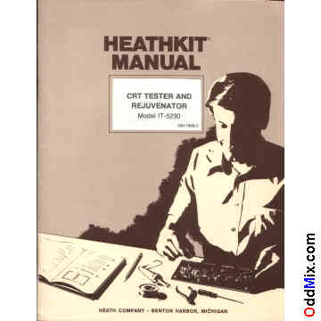Heathkit IT-17 Tube Tester Assembly Operation Manual [11 KB]