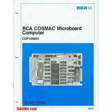 MB-601 CDP18S601 RCA COSMAC Microboard Computer User Manual [11 KB]