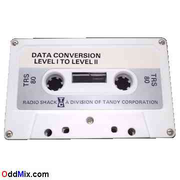 TRS-80 Data Conversion Utility Application Program Level I to II Cassette Radio Shack [7 KB]