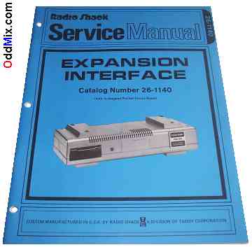TRS-80 Expansion Interface Service Manual Technical Information Vintage Micro System [12 KB]
