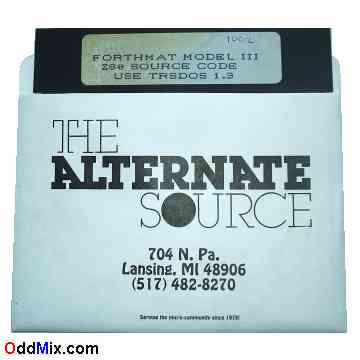 TRS-80 FORTH Language Compiler Vintage 3 Disc Utility Program The Alternate Source 1984 [10 KB]