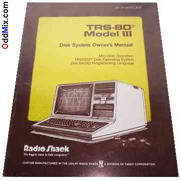 TRS-80 Model III Disc System Owner's Manual TRSDOS Radio Shack [11 KB]