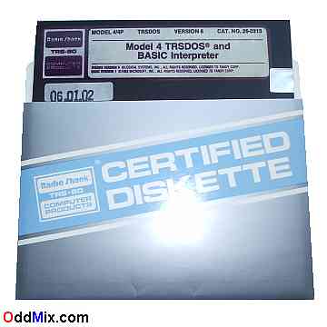 TRS-80 Model 4/4P TRSDOS Operating System BASIC Interpreter Program R-S Vintage [11 KB]