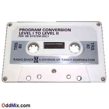 TRS-80 Program Conversion Utility Application Level I to II Cassette Radio Shack [9 KB]