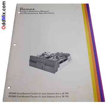 TRS-80 Floppy Drive RFD480 RFD960 48 96 TPI Dual Headed Reference Manual Info [7 KB]