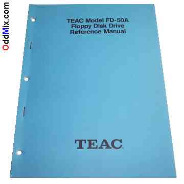 TRS-80 TEAC Modal FD-50A Floppy Disk Drive Reference Manual DD HD Info Vintage [6 KB]