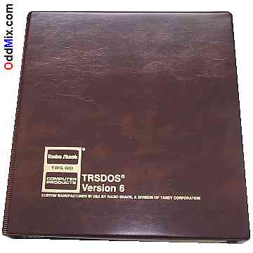 TRS-80 TRSDOS Disk Model 4/4P Reference Manual Version 6 PC Computer Radio Shack [10 KB]