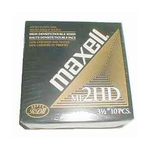 Maxell HD High Density Floppy Disk 3.5 inch 1.44 MB Magnetic Recording Media [9 KB]