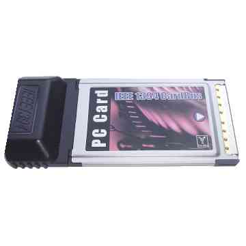 FireWire 1394 CardBus PC Card IEEE PCMCIA 400 Mbps Computer Interface Dual Port [6 KB]