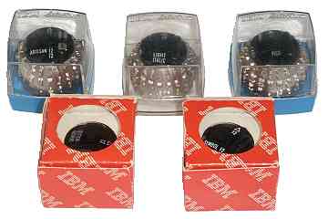 Type Head IBM Selectric Ball Type Replacement Elements 10 12 Pitch Precision Modular [10 KB]