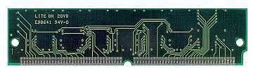 Memory SIMM 72 Pin LITE ON IBM PC Computer Replacement Part Collectible Back Side [9 KB]