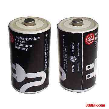 GE GC3 NiCd Size D Rechargeable Nickel Cadmium 1.25 Volt Sealed Cell [11 KB]