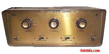 EICO HF-61 Pre-Amp Amplifier AF Audio Filter Front[7 KB]