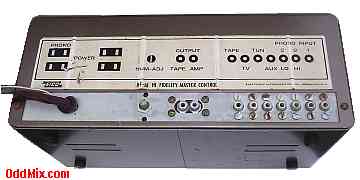EICO HF-61 Pre-Amp Amplifier AF Audio Filter Back [8 KB]