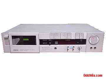 Audio Cassette Recorder Player Stereo Hi-Fi Akai Model HX-1C Dolby B-C NR [6 KB]