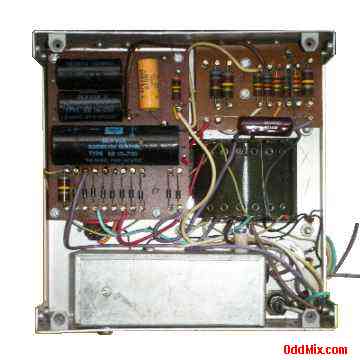 High Voltage DC Power Supply with a Vacum Tube 6136 or 6AU6 bottom view [15 KB]