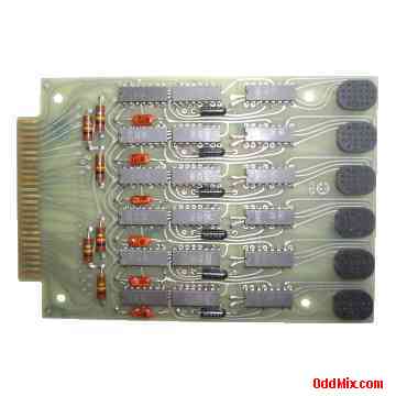 Pulse Counter Assembly Six Digit Nixie Memory Decoder TTL Logic Burroughs C-2506-6 [11 KB]