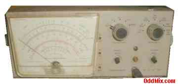 Meter VOM Solid State Large Analog Precision Mechanical Movement Heathkit M-28 [8 KB]
