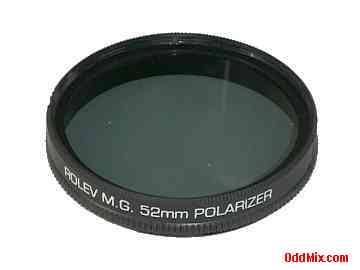 Filter Assembly Optical Photographic Camera Lens Rolev M. G. 52mm Diameter Polarizer [5 KB]