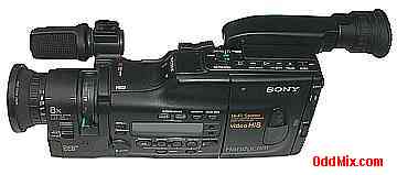 Sony CCD-V701 Hi8 Camcorder F/1.8 10x with RC Time Code Electronic Video Camera [7 KB]