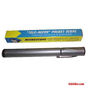 Telescope Microscope Pocket Tele-Micro 164 Optical Student Sportsman Scientist [6 KB]