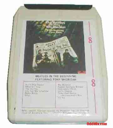 Eight Track Cassette Cartridge Beatles in the Beginning Featuring Tony Sheridan [7 KB]