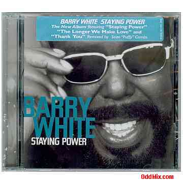 Staying Power CD Barry White Virgo BMG 01005-82185-2 Don't Play Games Stereo Classic [13 KB]
