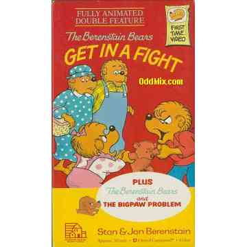 The Berenstein Bears Get in a Fight Cartoon Classics Video Film Collectible VHS NTSC [11 KB]