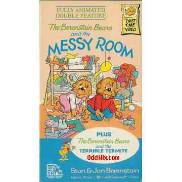 The Berenstein Bears Messy Room Cartoon Classics Video Film Collectible VHS NTSC [12 KB]