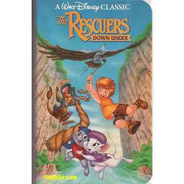 The Rescuers from Down Under Video by Disney's Classics Color Film VHS NTSC Hi-Fi G [12 KB]