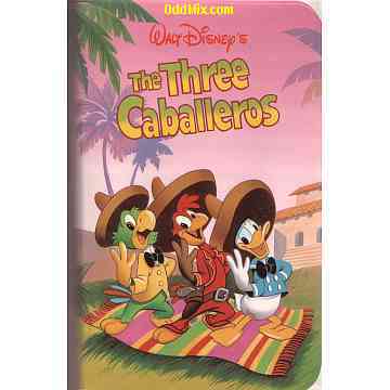 The Three Caballeros Video by Walt Disney's Classics Color Film VHS NTSC Collectible G [12 KB]