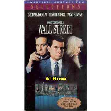 Wall Street Video Academy Award Winner Film Michael Douglass Collectible NTSC VHS [10 KB]