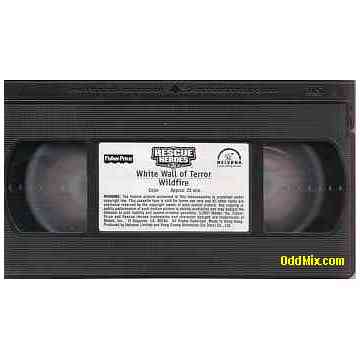 White Wall of Terror Wildfire Video by Fisher-Price Film Report VHS NTSC Collectible [8 KB]