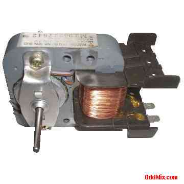 Motor AC Pascorp Sam Bu SM29015-120V Z.P. 120 VAC 60 Hz Microwave Oven Stirrer Fan [7 KB]