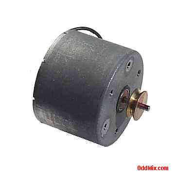 71287 precision shielded DC Permanent Magnet PM motor bronze bearings pulley [6 KB]