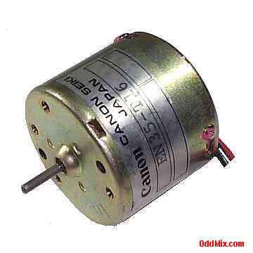 Canon EN35-T16 Permanent Magnet PM shielded DC motor with bronze bearings [11 KB]