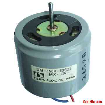 Fujiya Audio DM-150K-53S21 MX-116 Motor Shielded Bronze Bearings Replacement [8 KB]
