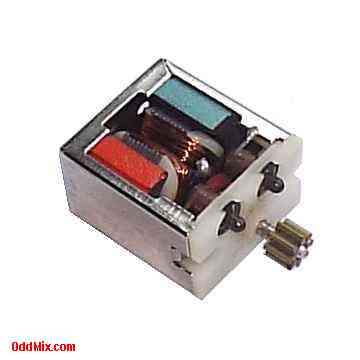 Motor DC PM Miniature Open Frame Two Magnet High Torque Sleeve Bearings Brass Gear [8 KB]