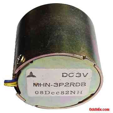 Matshushita MHN-3P2RDB Motor DC3V Shielded Tachometer PM Audio Player Replacement Bottom [9 KB]