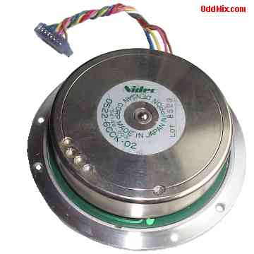 Nidec 0522-6CCK-02 P/N54148-003 Motor DC Hard Disk Precision Platter Driver Back [10 KB]