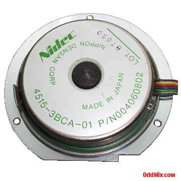 Nidec 4515-3BCA-01 P/N004060802 Motor DC Hard Disk Precision Platter Driver Back [10 KB]