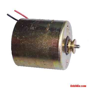 Shielded Motor DC PM Permanent Magnet Precision Efficient Bronze Bearings Pulley [7 KB]