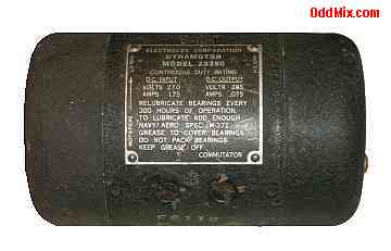 Electrolux Dynamotor DC to DC Generator Model 23350 [8 KB]