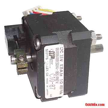 Seagate 004066400 5014-805 Stepping Motor 3.5 VDC 0.35A/Phase Four Wire Precision [10 KB]